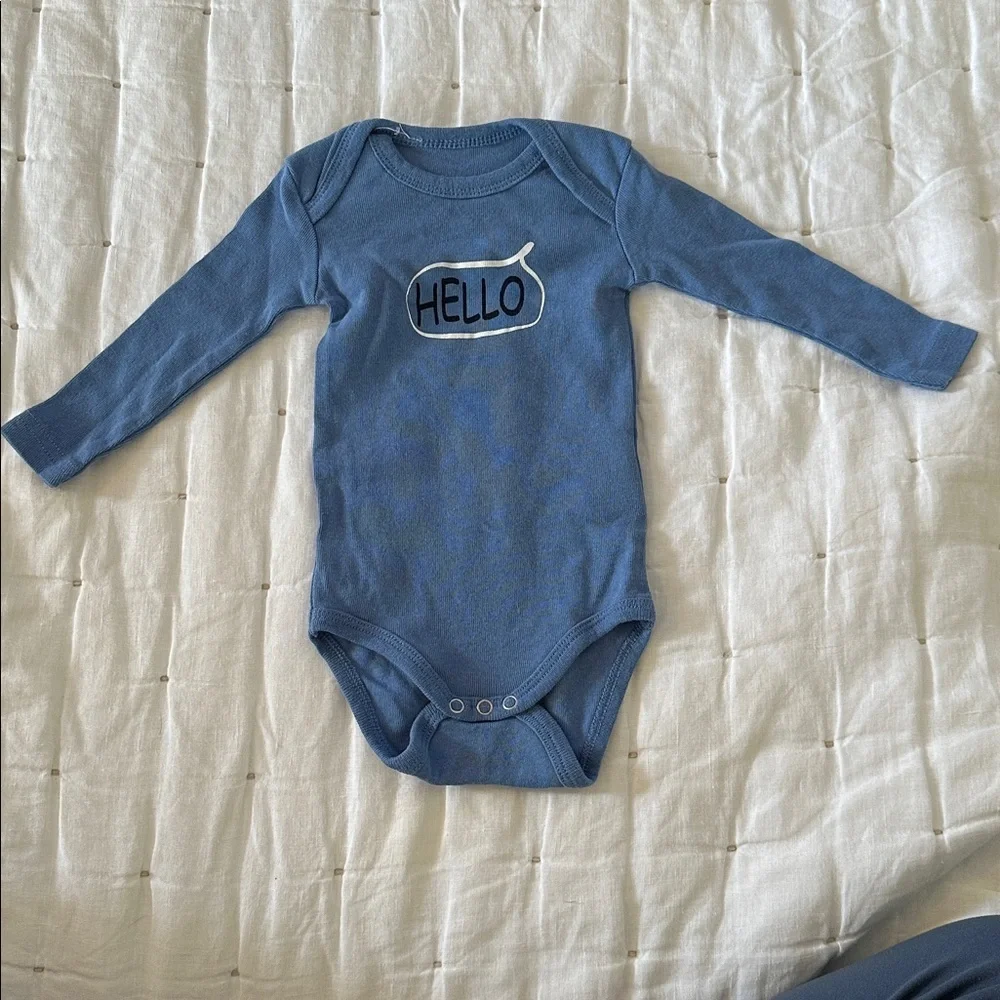 8 pieces of 3mo. Assorted baby boy long sleeve clothes (008) - Picture 7 of 17
